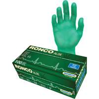 Gants jetables avec alo&egrave;s, Petit, Vinyle, 5 mils, Sans poudre, Vert The Estey Group