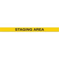 Tough-Mark Heavy-Duty Floor Marking, Rectangle, 48" L x 2" W, Yellow, Polyethylene The Estey Group