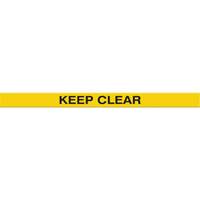 Tough-Mark Heavy-Duty Floor Marking, Rectangle, 48" L x 2" W, Yellow, Polyethylene The Estey Group