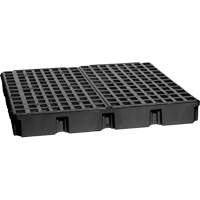 Plateforme de d&eacute;versement modulaire, Capacit&eacute; de d&eacute;versement 60,5 gal. US, 51,5'' x 51,5'' x 6,5" The Estey Group