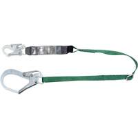 V-Series Lanyard, 6', Rebar Hook Center, Snap Hook Leg Ends, Polyester The Estey Group