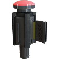 PLUS Barrier System Strobe Light Bracket & Red Strobe Light, Black The Estey Group