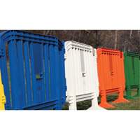 Minit Barricade, Interlocking, 49" L x 39" H, Green The Estey Group
