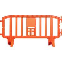 Movit Barricade, Interlocking, 78" L x 39" H, Orange The Estey Group