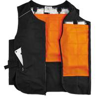 Chill-Its&reg; 6260 Lightweight Phase Change Cooling Vest with Packs, Small/Medium, Black The Estey Group