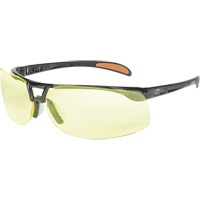 Prot&eacute;g&eacute; Safety Glasses with HydroShield Lenses, Amber Lens, Anti-Fog/Anti-Scratch, ANSI Z87+ The Estey Group