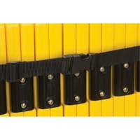 Barri&egrave;re mobile portative, 40" h x 13' lo, Jaune The Estey Group