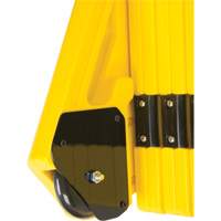 Barri&egrave;re mobile portative, 40" h x 13' lo, Jaune The Estey Group