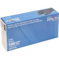 Puncture-Resistant Medical-Grade Disposable Gloves, Large, Nitrile, 5-mil, Powder-Free, Black, Class 2 The Estey Group