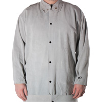 Cowhide Split Leather Welding Jacket, Leather, Small, Grey The Estey Group