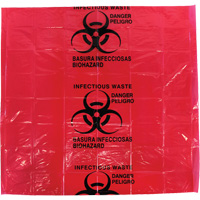 Sacs pour d&eacute;chets dangereux Dynamic, D&eacute;chets infectieux, 24" lo x 24" la, 12 microns The Estey Group