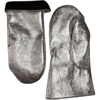 Mitaine de soudage r&eacute;sistant &agrave; la chaleur, Carbone aluminis&eacute;/Cuir, Taille unique, Prot&egrave;ge jusqu'&agrave; 800° F (426.66° C) The Estey Group