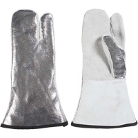Mitaine &agrave; 3 doigts r&eacute;sistant &agrave; la chaleur, Aluminis&eacute;/Kevlar/Cuir, Taille unique, Prot&egrave;ge jusqu'&agrave; 650°F (343°C) The Estey Group