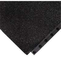 24/Seven&reg; Locksafe&reg; Anti-Fatigue Mat, Textured, 3' x 3' x 5/8", Black, Nitrile The Estey Group