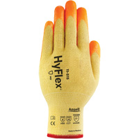 HyFlex&reg; High Visibility Cut-Resistant Gloves, Size 6, 13 Gauge, Foam Nitrile Coated, Stainless Steel/Kevlar&reg;/Spandex Shell, ASTM ANSI Level A5/EN 388 Level E The Estey Group