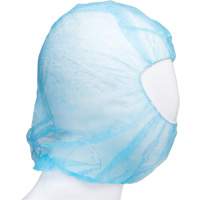 Disposable Hood, Polypropylene, Blue The Estey Group
