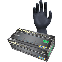 Gants d'examen jetables Sentron 6, Petit, Nitrile, 6 mils, Sans poudre, Noir, Classe 2 The Estey Group