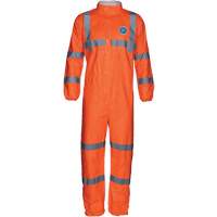 HV High Visibility Coveralls with Collar, Small, Orange, Tyvek&reg; 500 The Estey Group