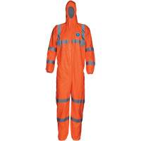 HV High Visibility Coveralls with Hood, Small, Orange, Tyvek&reg; 500 The Estey Group