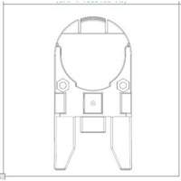 Adaptateur de casque de s&eacute;curit&eacute; pour serre-t&ecirc;tes VeriShield de Howard Leight The Estey Group