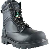 Boomerang Work Boots, Leather, Steel Toe, Size 7, Impermeable The Estey Group