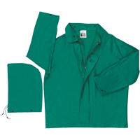 Imperm&eacute;able avec limite dinflammabilit&eacute; Dominator, Polyester/PVC, Grand, Vert The Estey Group