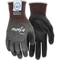 Ninja&reg; Max Cut Resistant Gloves, Size Large, 10 Gauge, Bi-Polymer Coated, Dyneema&reg; Shell, ASTM ANSI Level A3 The Estey Group