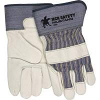 Mustang Fitters Gloves, Large, Grain Cowhide Palm, Fleece Inner Lining The Estey Group