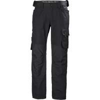 Oxford Work Pants, Cotton, Black, Size 44 The Estey Group