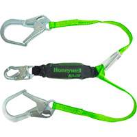 Miller&reg; HP Shock-Absorbing Lanyard, 4', Locking Rebar Hook Center, Locking Snap Hook Leg Ends, Polyester The Estey Group