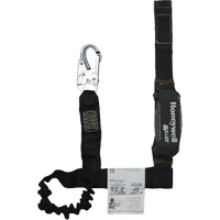 Longe avec amortisseur de choc r&eacute;sistante &agrave; l'arc &eacute;lectrique Miller, 6', Point d'ancrage &agrave; Mousqueton verrouillable, Mousqueton verrouillable aux jambes, Kevlar The Estey Group