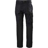 Oxford Service Pants, Poly-Cotton, Black, Size 30, 30 Inseam The Estey Group