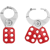 Tabbed Steel Lockout Hasp, Red The Estey Group