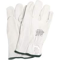 Leather Protector Gloves, Size 8, 10" L The Estey Group
