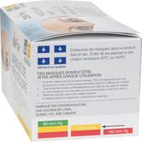 Masques d'intervention jetables, ASTM F2100 Niveau 2, Classe 1 The Estey Group