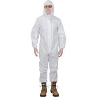 Premium Hooded Coveralls, 2X-Large, White, Microporous The Estey Group