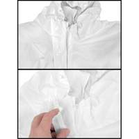 Premium Hooded Coveralls, 2X-Large, White, Microporous The Estey Group