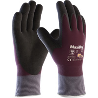 ATG MaxiDry&reg; Zero Coated Gloves with Thermal Lining, Small, Foam Nitrile Coating, 15 Gauge, Nylon/Spandex Shell The Estey Group