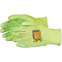 Gants &agrave; haute visibilit&eacute; en fibre de filament composite r&eacute;sistants aux coupures, Taille 5, Calibre 18, Rev&ecirc;tement Mousse de nitrile, Enveloppe en TenActiv, ANSI/ISEA 105 niveau 4 The Estey Group