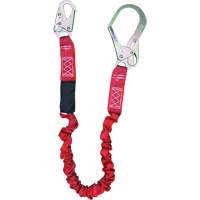 Longe amortisseuse interne ShockSorb, 6', Point d'ancrage &agrave; Crochet d'armature, Crochet mousqueton aux jambes, Polyester The Estey Group