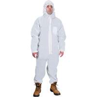 Hooded Coveralls, Medium, White, SMS The Estey Group