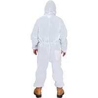 Hooded Coveralls, Medium, White, SMS The Estey Group