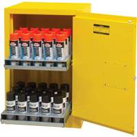 Armoire de rangement pour a&eacute;rosols inflammables, 12 gal., 1 Porte(s), 23" La x 35" h x 18" p The Estey Group