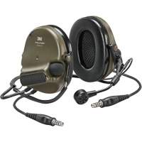 Casque VI NIB avec deux fils de sortie Peltor ComTac, Style Cordon cervical, 22 dB The Estey Group