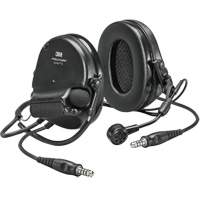 Casque VI NIB avec deux fils de sortie Peltor ComTac, Style Cordon cervical, 22 dB The Estey Group