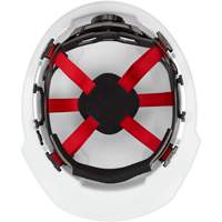 Casque de s&eacute;curit&eacute; &agrave; bordure avant, R&eacute;pond aux normes CSA type 1, Suspension Rochet, Non ventil&eacute; The Estey Group