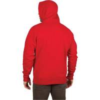 Chandail &agrave; capuchon lourd, Hommes, Petit, Rouge The Estey Group