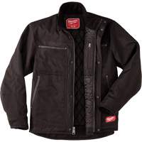 Blouson classique GridIron, Hommes, Petit, Noir The Estey Group