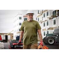 T-shirt de travail hybride, Hommes, Petit, Vert The Estey Group