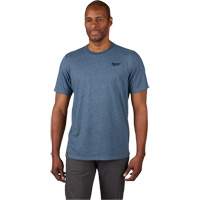 T-shirt de travail hybride, Hommes, Petit, Bleu The Estey Group